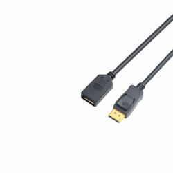 Microconnect DP-MFG-300 cavo DisplayPort 3 m Nero (QHD Displayport extender - Cable 3m Displayport v. 1.1a - HD 1600p Black - Warranty: 300M)