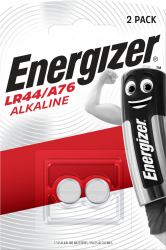 Energizer EN-623055 (Battery LR44/A76 Alkaline 2-pa - Warranty: 12M)