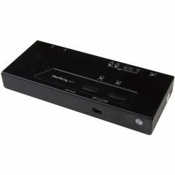 StarTech.com VS222HD4K Video-Switch HDMI (2X2 4K HDMI MATRIX SWITCH WITH - FAST SWITCHING AND AUTOSENSING)