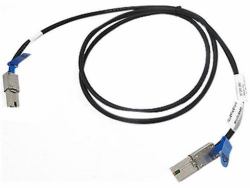 HP 407344-003 Serial Attached SCSI [SAS]-Kabel 2 m Schwarz, Blau, Metallisch (HPE SAS CABLE 2M FOR MSA)