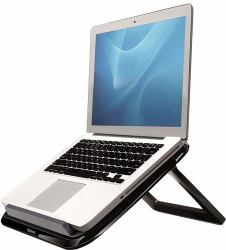 Fellowes 8212001 laptop-ständer Schwarz, Grau 43,2 cm [17"] (I-Spire Series Laptop Quick Lift - Black)