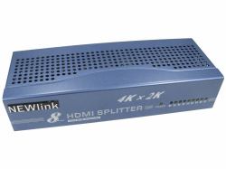 Cables Direct NLHDSP408-HS4K Videosplitter HDMI 8x HDMI (CDL 8 Port 4K HDMI Splitter)