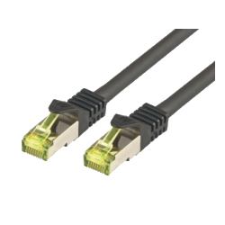 M-Cab CAT7 S-FTP PIMF 3m câble de réseau Noir S/FTP [S-STP] 