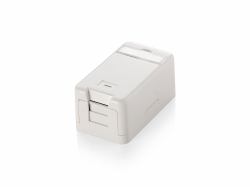 Equip 125121 Steckdose Weiß (1-Port Keystone Jack Surface - Mount Box - Warranty: 12M)