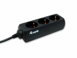 Equip 3-fach Steckdosenleiste (Equip Steckdosenleiste 3-fach fÃ¼r USV black)