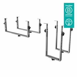 Dataflex Viewgo Computerhalterung - Schreibtisch 182 (Dataflex Viewgo computer holder - desk 182 - silver [1Year warranty])