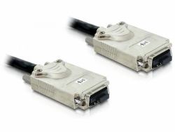 DeLOCK Cable Infiniband - Infiniband 1m SCSI-Kabel Schwarz (Kabel Mini SAS HD SFF-8644 > SFF-8087, 1 m, Verbindung)