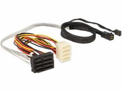 DeLOCK 83390 Serial Attached SCSI [SAS]-Kabel 0,5 m Mehrfarbig (Delock SAS internt kabel - 50 cm)
