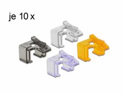 DeLOCK 86422 Kabelklammer Mehrfarben 40 Stück[e] (Umschalter 4 Port manuell, USB 2.0, PC-ZubehÃ¶r, Funk Netzwerk)