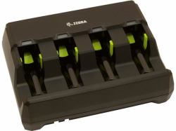 Zebra SAC3600-4001CR Ladegerät für Mobilgeräte Barcodelesegerät Schwarz AC Drinnen (3600 SERIES 4 SL BATT CHARGER - PW SUPPLY ORD SEP)