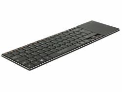 DeLOCK 12454 Tastatur für Mobilgeräte Mikro-USB Schwarz (Delock Smart TV - tastatur - med touch)