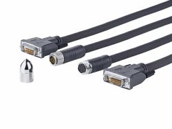 Vivolink PRODVICW20 DVI-Kabel 20 m DVI-D Schwarz (PRO DVI-D CROSS WALL CABLE - . - Warranty: 1188M)