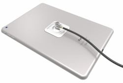 Compulocks Universal Tablet Lock Kabelschloss Edelstahl (UNIVERSAL TABLET LOCK PLATE - WITH KEYED CABLE LOCK - BLACK)