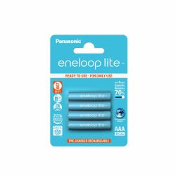 Panasonic BK-4LCCE/4BE Telefon-Ersatzteil/-Zubehör Akku (1x4 Eneloop Lite - Micro AAA 550 mAh - Warranty: 12M)