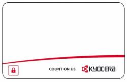 KYOCERA 870LS95025 Blanko-Plastikkarte (ID-CARD TYP MIFARE - .)