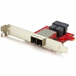 StarTech.com Mini-SAS Adapter - Dual SFF-8643 auf SFF-8644 - Voll und Low-Profile Slotblech - 12Gbit/s (2X SFF-8643 TO 8644 ADAPTER - .)