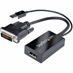StarTech.com Adaptateur DVI vers DisplayPort avec alimentation USB - 1920 x 1200 (DVI-D TO DP VIDEO ADAPTER - DVI - TO DISPLAYPORT CONVERTER)
