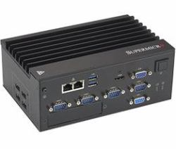 Supermicro SuperServer E100-9AP-IA Intel SoC BGA 1296 Schwarz (3.5IN SBC BARE E3940 1XM.2,Intel Atom E3940, SoC, 1xMini-PCIe, 1xM.2 2280, 1x non-ECC DDR3L SODIMM [max.8GB], 2xGbE, 1xHDMI/1xVGA, 2xU...