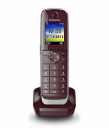 Panasonic KX-TGJA30EX DECT telephone handset Bordeaux (Kx-Tgja30Ex Dect Telephone - Handset Bordeaux - Warranty: 12M)