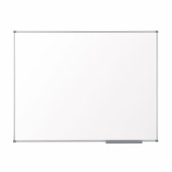 Nobo Basic magnetische Weißwandtafel aus Stahl 900 x 600 mit einfachem Rahmen (WB tavle Essence lakeret stÃ¥l 90x60cm)