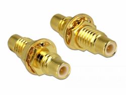DeLOCK 65874 Koaxialstecker 50 Ohm 1 Stück[e] (Delock Adapter SMC Buchse > SMC Buchse zum Einbau)
