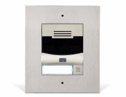 2N Telecommunications IP Solo video intercom system Nickel (2N IP SOLO WITH CAMERA FLUSH MNT)