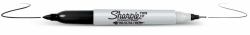 Sharpie Twin Tip permanent marker Fine tip Black 12 pc[s] (Sharpie S0811100 Twin Tip Black Pens Box of 12)