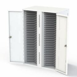 Loxit 7761 Wagen / Schrank für das Management mobiler Geräte Schrank zur Verwaltung tragbarer Geräte Weiß (7761 - Lapbank Tab Cabinet 60 Charge)