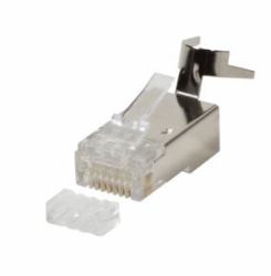LogiLink MP0030 Drahtverbinder RJ45 (Modular Plug RJ45 Cat.8.1 + - Cat.6A, 10 pcs., shielded 10 - pcs - Warranty: 48M)