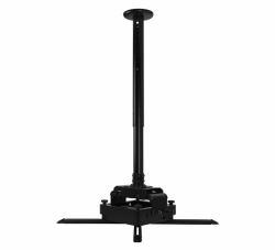 B-Tech SYSTEM 2 - Heavy Duty Projector Ceiling Mount with Micro-adjustment - 0.6m to 1m Ø50mm Pole (BTEBT7851B + BTEBT893 - Bundle - Telescopic Ceiling Mount For 50mm Poles + Heavy Duty Projector ...