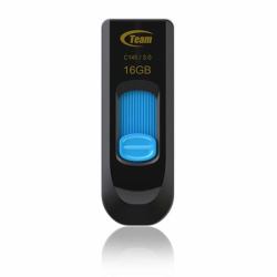 Team Group C145 USB flash drive 16 GB USB Type-A 3.2 Gen 1 [3.1 Gen 1] Black, Blue (Team 16GB USB 3.0 Blue USB Flash Drive)