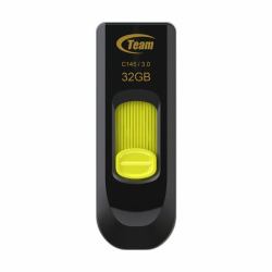 Team Group C145 USB flash drive 32 GB USB Type-A 3.2 Gen 1 [3.1 Gen 1] Black, Yellow (Team C145 32GB USB 3.0 Yellow USB Flash Drive)