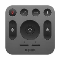 Logitech MeetUp Fernbedienung RF Wireless Webcam Drucktasten (Logitech - Fernbedienung - fÃ¼r P/N: 960-001101, 960-001102)