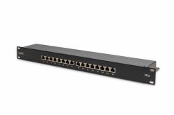 Digitus CAT 6, Klasse E Patch Panel (CAT 6 CLASSE PTCH PANEL 16-RJ45 GRY)