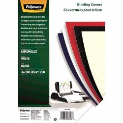 Fellowes 5378006 Umschlag A4 Weiß 100 Stück[e] (Fellowes 5378006 Binding Cover Chromolux Card A4 Pack of 100 White)
