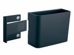 Sigel GL802 pen/pencil holder Plastic Anthracite (Pen Pot M- Anthracite - 120x94x51mm - GL802)