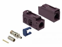 DeLOCK 89688 Koaxialstecker 1 Stück[e] (Delock FAKRA D Buchse 25 mm [lang] zum Crimpen)