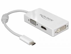 DeLOCK 63924 video splitter (Delock - ekstern videoadapter - hvid)