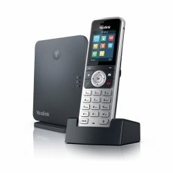 Yealink W53P station de base DECT Noir, Argent (Yealink W53P IP DECT base station Black, Silver With USB Charger Cradle phone system [W60B + W53H])