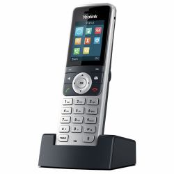 Yealink W53H DECT telephone handset Caller ID Black, Silver (W53H telephone handset DECT - telephone **FOR USA ONLY** NO - POWER ADAPTER W53H, Black, Silver, TFT, 4.57 cm [1.8"], 128 x 160 pixels, ...