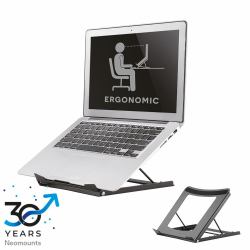 Neomounts NSLS075BLACK Laptop-Halterung 10-16" - faltbar - kompakt - universal (Neomounts NSLS075 - Stand - for notebook - powder-coated steel - black - screen size: 10"-15" - desktop)