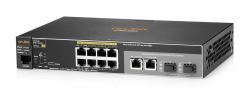 HPE Aruba Networking Aruba 2530 8G PoE+ Managed L2 Gigabit Ethernet [10/100/1000] Power over Ethernet [PoE] 1U Schwarz (HP 2530 8G POE ETHERNET SWITCH)
