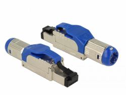 DeLOCK 86487 Drahtverbinder RJ-45 Blau, Silber (Delock netvÃ¦rk-konnektor - 6.6 cm - me)