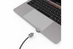 Compulocks UNVMBPRLDG01KL Kabelschloss Schwarz, Silber (LEDGE LOCK ADAPTER MACBOOK PRO - 13IN M1/M2+KEYED CBL LOCK SILVER)