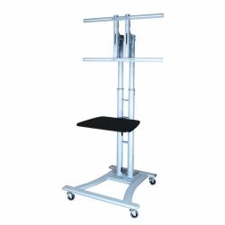 Value 17.99.1320 signage display mount 152.4 cm [60"] Silver (LCD/TV-ROLLSTAENDER.SILBERGRAU - SILVER-GREY)