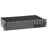 Black Box LHGC-RACK convertisseur de support réseau Noir 