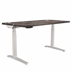 Fellowes Levado Eichenfarben (Fellowes Levado Silver Desk Base and Newport Oak Worktop 1600mm)