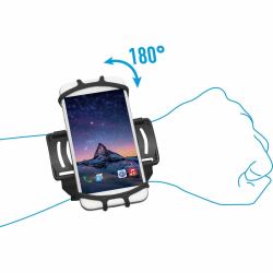 Mobilis 030004 Halterung Handy/Smartphone Schwarz (UNIVERSAL WRIST MOUNT - ARMBAND 5-7IN HHD)