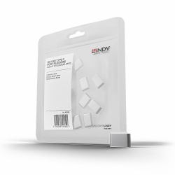 Lindy 40439 Schnittstellenblockierung USB Typ-C Weiß 10 Stück[e] (port blocker USB Type-C White - 10 pc[s] USB Type-C, White, - 10 pc[s] - Warranty: 24M)