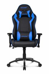 AKRacing SX PC-Gamingstuhl Gepolsterter Sitz Schwarz, Blau (CORE SX BLACK/BLUE - )